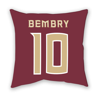FSU - NCAA Men's Basketball : Jeremiah Bembry - Pillow-1