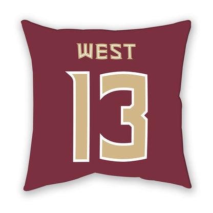 FSU - NCAA Women's Lacrosse : Peyton West - Pillow-1