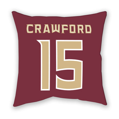 FSU - NCAA Men's Basketball : Jalen Crawford - Pillow-1