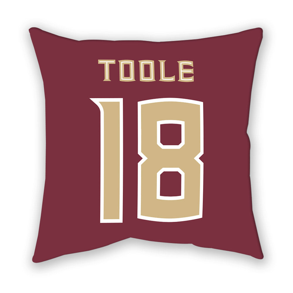 FSU - NCAA Women's Lacrosse : Hannah Toole - Pillow-1