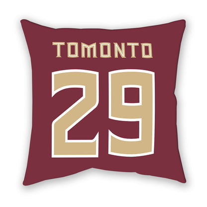 FSU - NCAA Women's Lacrosse : Victoria Tomonto - Pillow-1