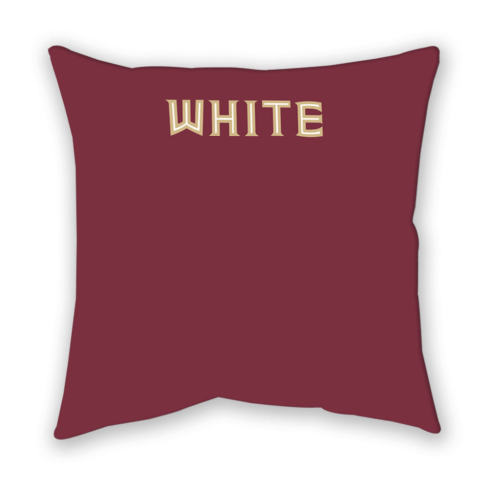 FSU - NCAA Men's Track & Field : Trace White - Pillow-1