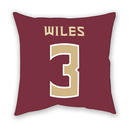FSU - NCAA Women's Lacrosse : Brogan Wiles - Pillow-1