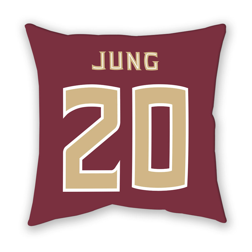 FSU - NCAA Women's Soccer : Joelle Jung - Pillow-1