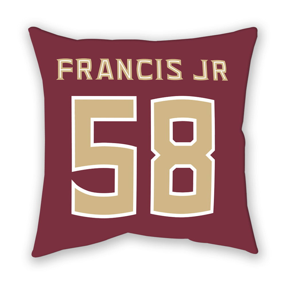 FSU - NCAA Football : Luke Francis Jr - Pillow-1