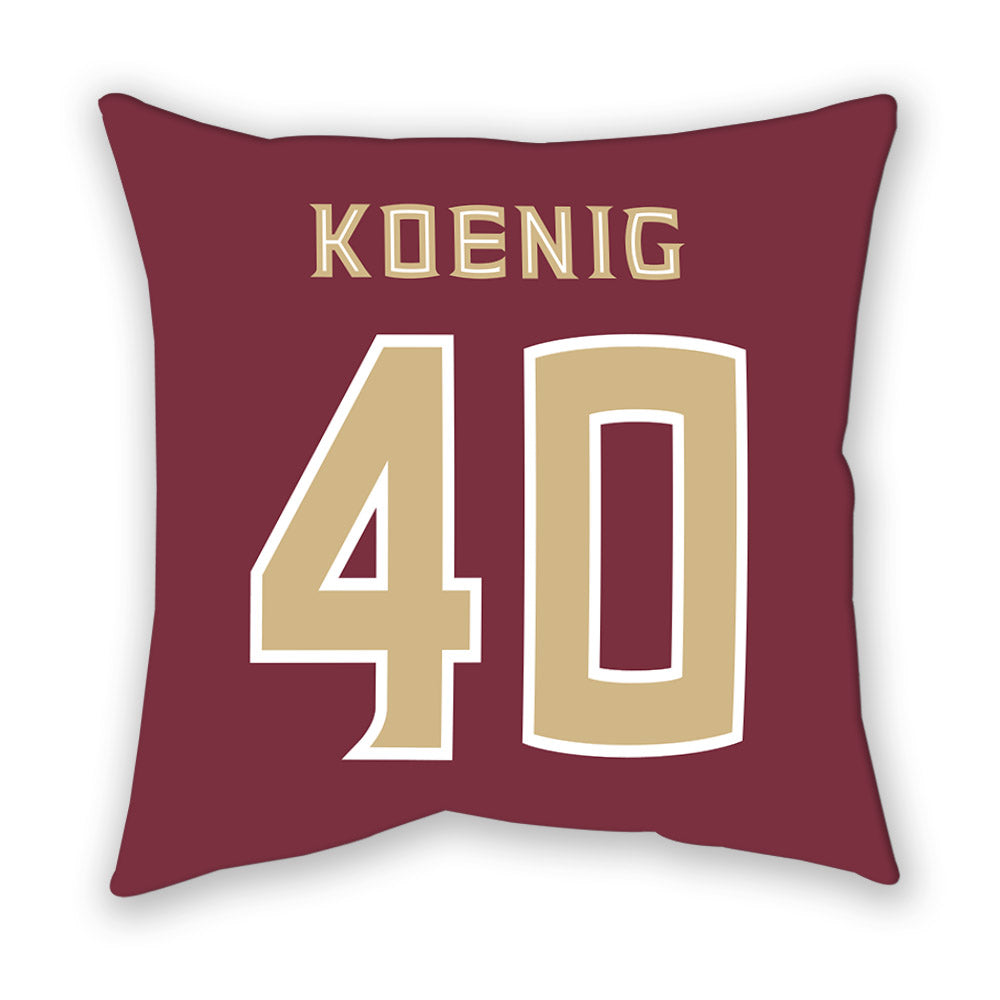FSU - NCAA Beach Volleyball : Audrey Koenig - Pillow-1