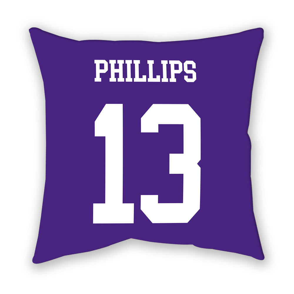 Northwestern - NCAA Women's Soccer : Elle Phillips - Pillow-1