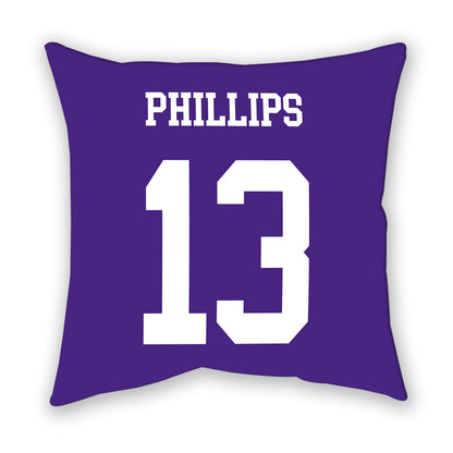 Northwestern - NCAA Women's Soccer : Elle Phillips - Pillow-1