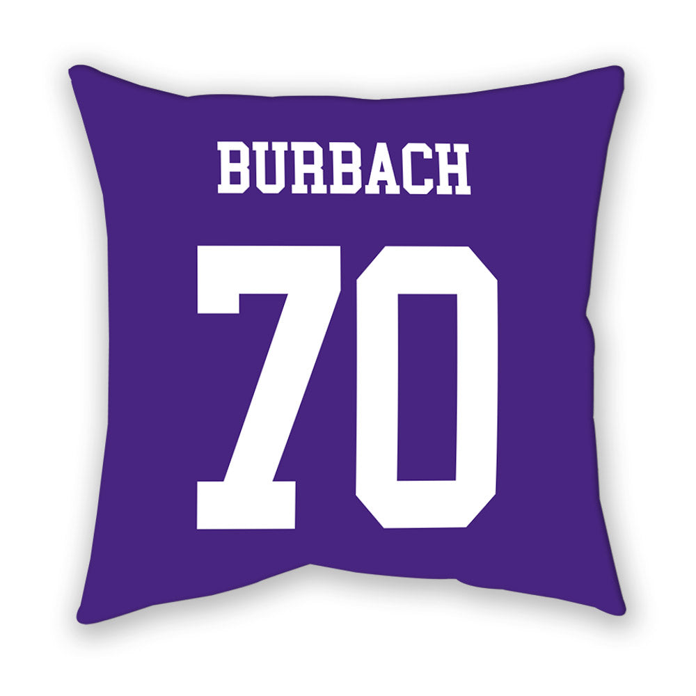 Northwestern - NCAA Football : Leighton Burbach - Pillow-1