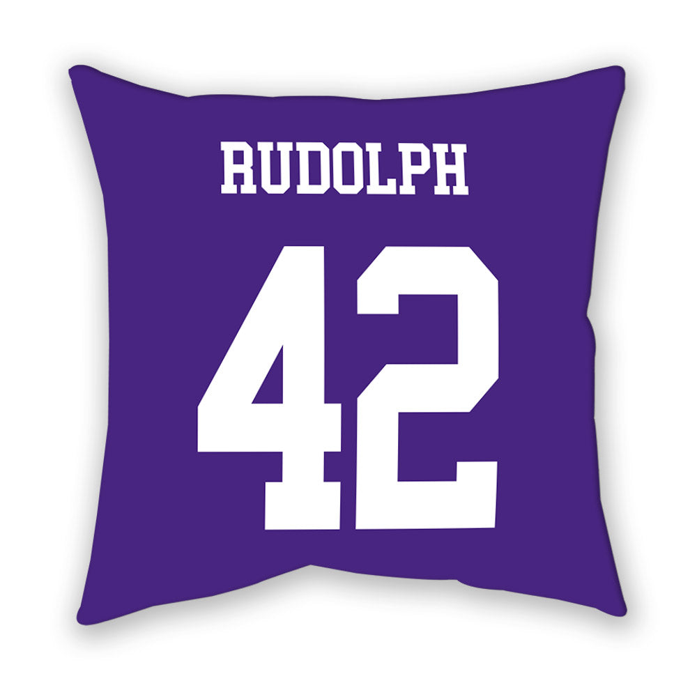 Northwestern - NCAA Women's Lacrosse : Hannah Rudolph - Pillow-1