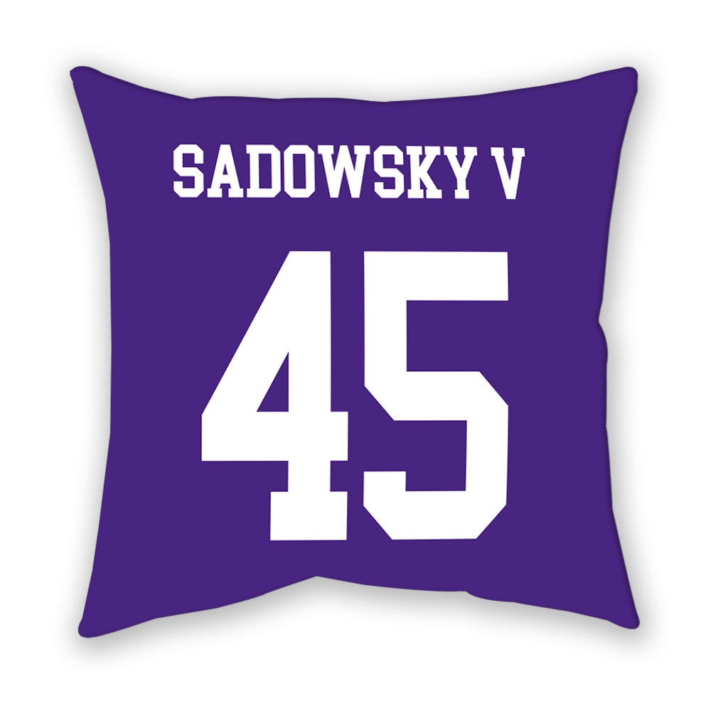 Northwestern - NCAA Football : Jack Sadowsky V - Pillow-1