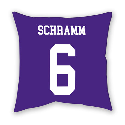 Northwestern - NCAA Women's Volleyball : Clara Schramm - Pillow-1