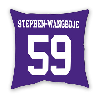 Northwestern - NCAA Football : Glory Stephen-Wangboje - Pillow-1
