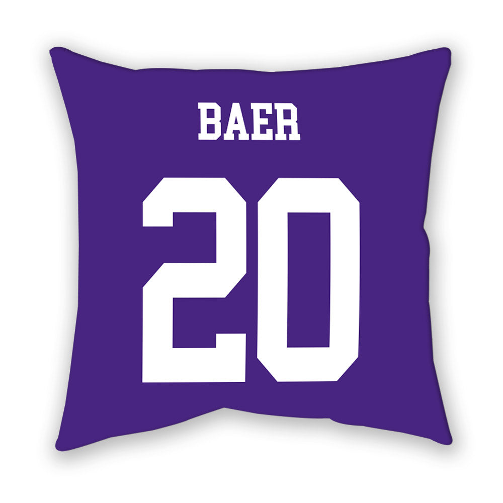 Northwestern - NCAA Men's Soccer : Gavin Baer - Pillow-1