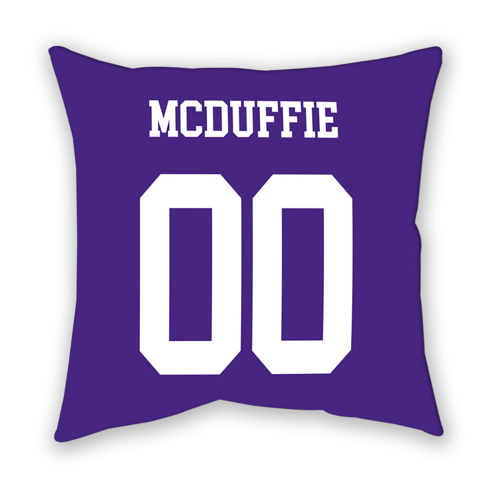 Northwestern - NCAA Football : Jaden McDuffie - Pillow-1