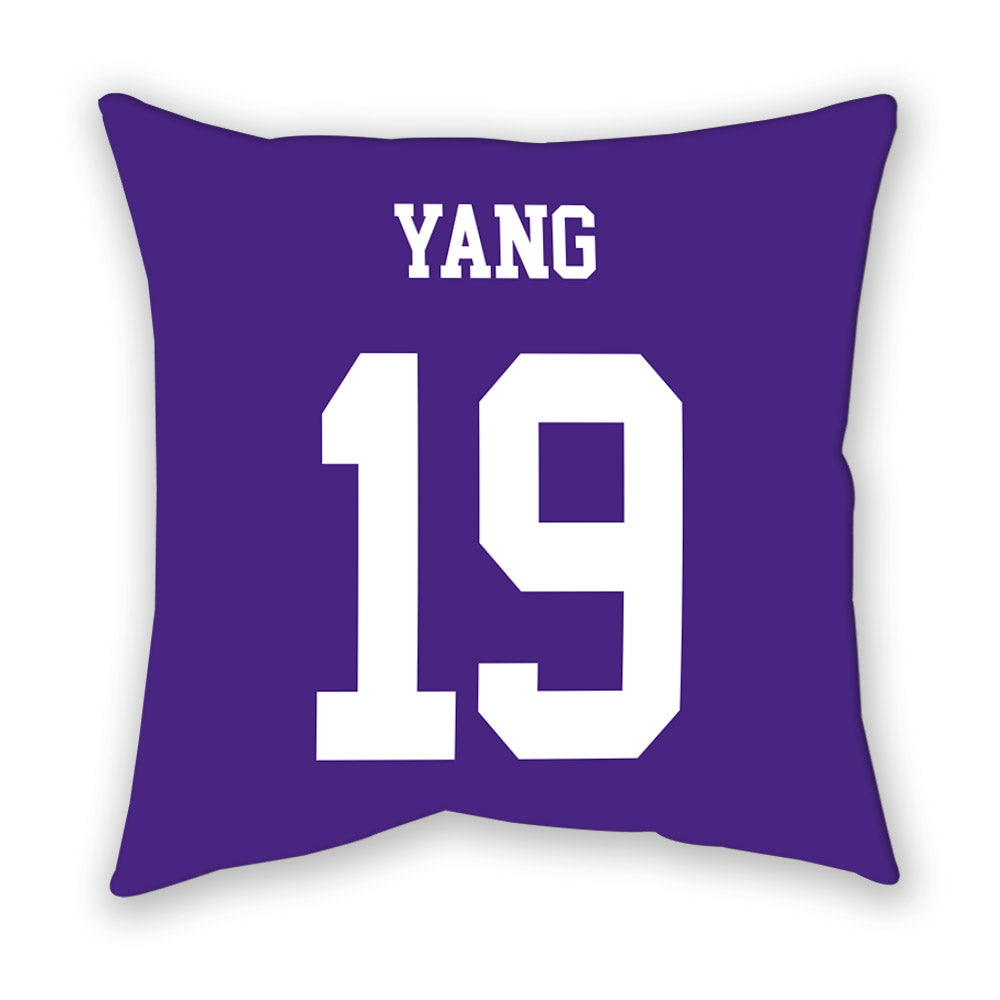 Northwestern - NCAA Baseball : Jake Yang - Pillow-1