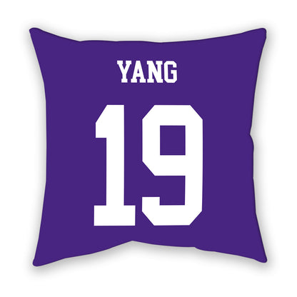 Northwestern - NCAA Baseball : Jake Yang - Pillow-1