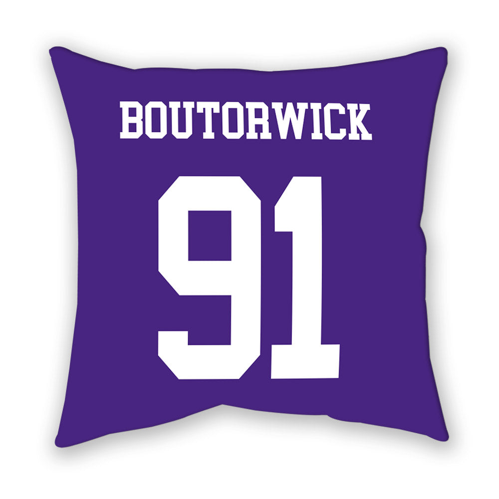 Northwestern - NCAA Football : Evan Boutorwick - Pillow-1