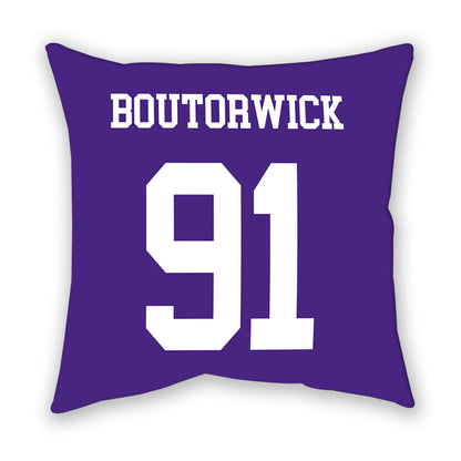 Northwestern - NCAA Football : Evan Boutorwick - Pillow-1