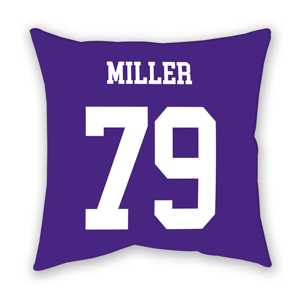 Northwestern - NCAA Football : Jacob Miller - Pillow-1