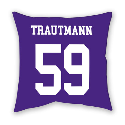 Northwestern - NCAA Football : Jack Trautmann - Pillow-1