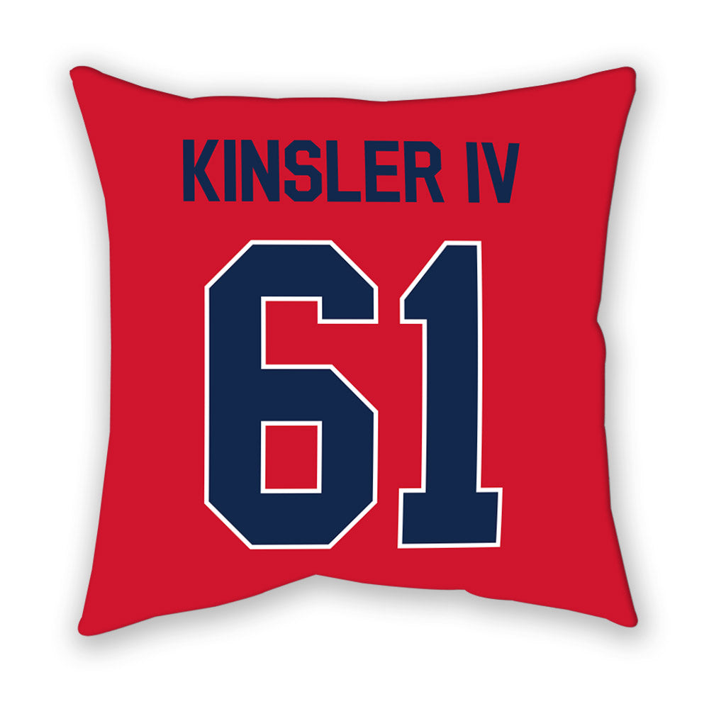 Ole Miss - NCAA Football : Tommy Kinsler IV - Pillow-1