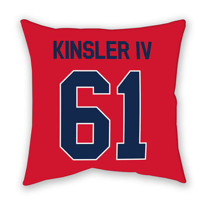 Ole Miss - NCAA Football : Tommy Kinsler IV - Pillow-1