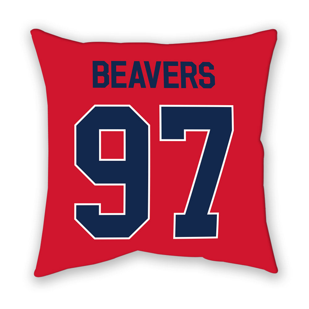 Ole Miss - NCAA Football : Kamron Beavers - Pillow-1