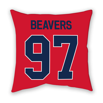 Ole Miss - NCAA Football : Kamron Beavers - Pillow-1
