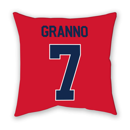 Ole Miss - NCAA Women's Soccer : sarah granno - Pillow-1