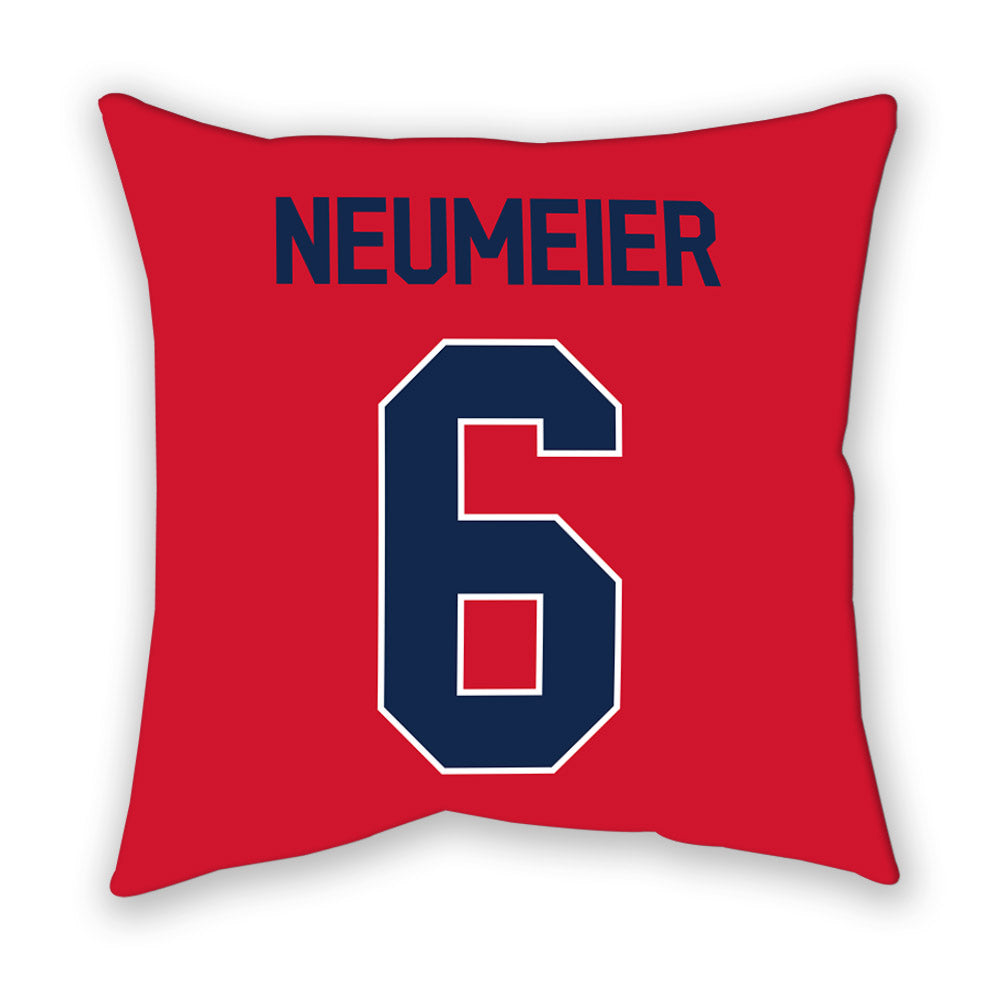 Ole Miss - NCAA Women's Soccer : Samantha Neumeier - Pillow-1