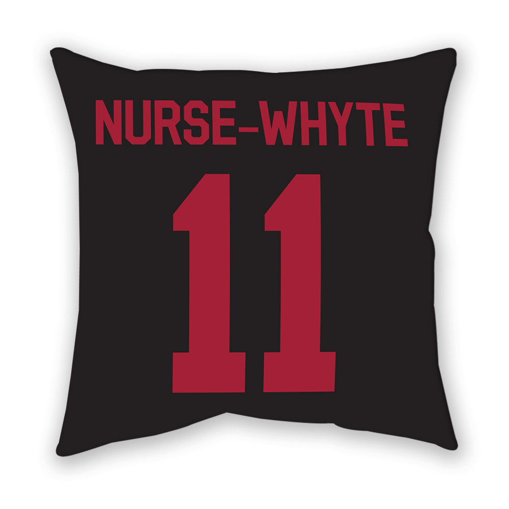 Arkansas - NCAA Women's Soccer : Aniyah Nurse-Whyte - Pillow-1