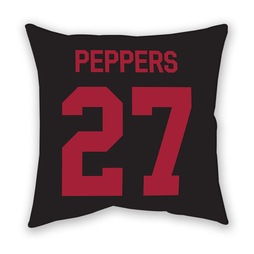 Arkansas - NCAA Women's Volleyball : Journey Peppers - Pillow-1