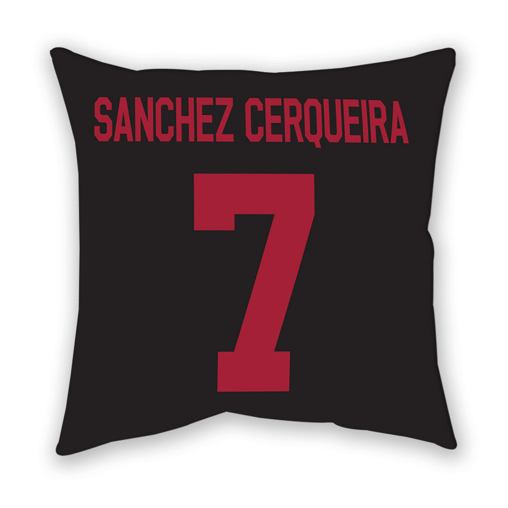 Arkansas - NCAA Women's Basketball : Cristina Sanchez Cerqueira - Pillow-1