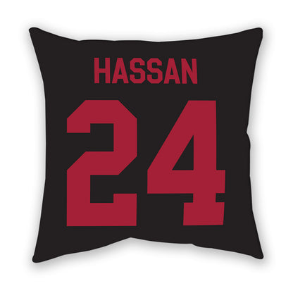 Arkansas - NCAA Women's Basketball : Aisha Hassan - Pillow-1