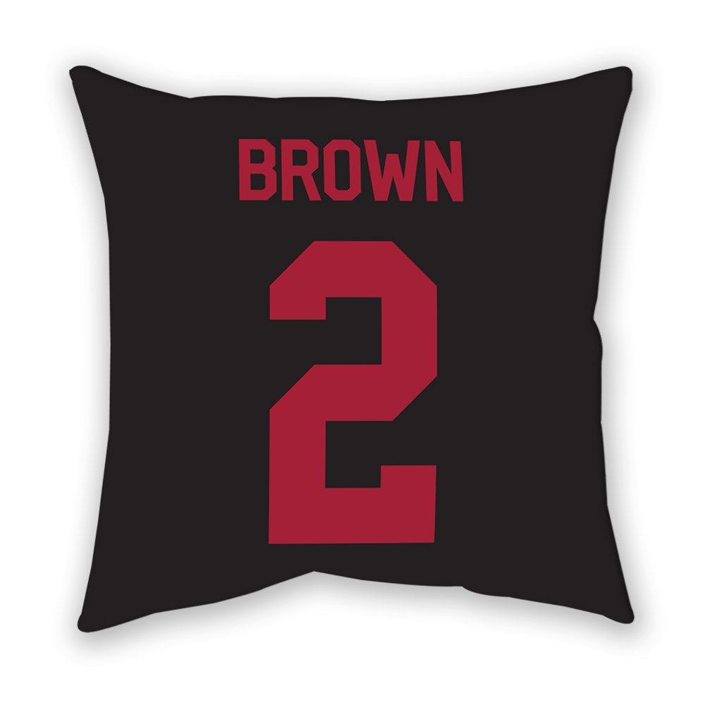 Arkansas - NCAA Men's Basketball : Amere Brown - Pillow-1
