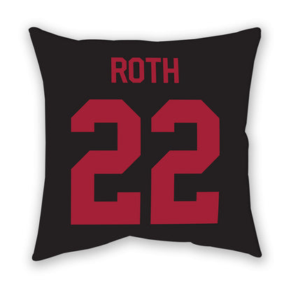 Arkansas - NCAA Women's Volleyball : Ava Roth - Pillow-1