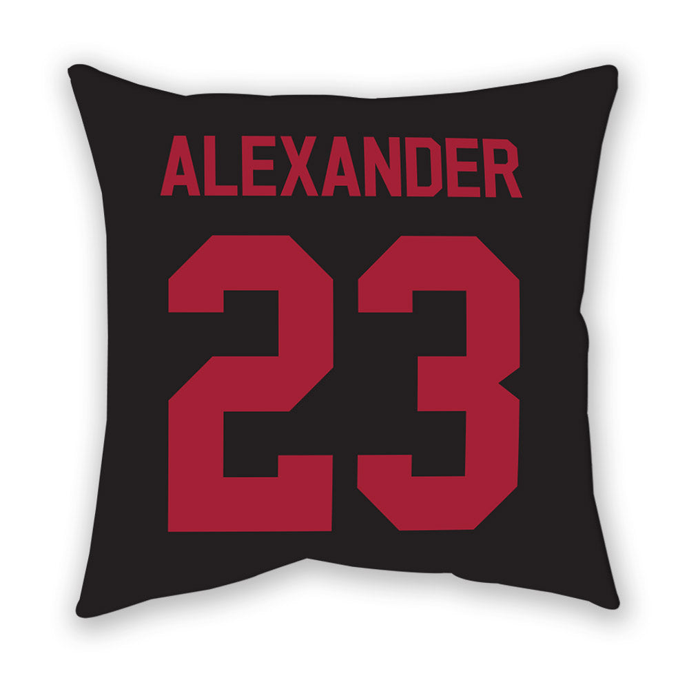 Arkansas - NCAA Women's Volleyball : Aleki Alexander - Pillow-1