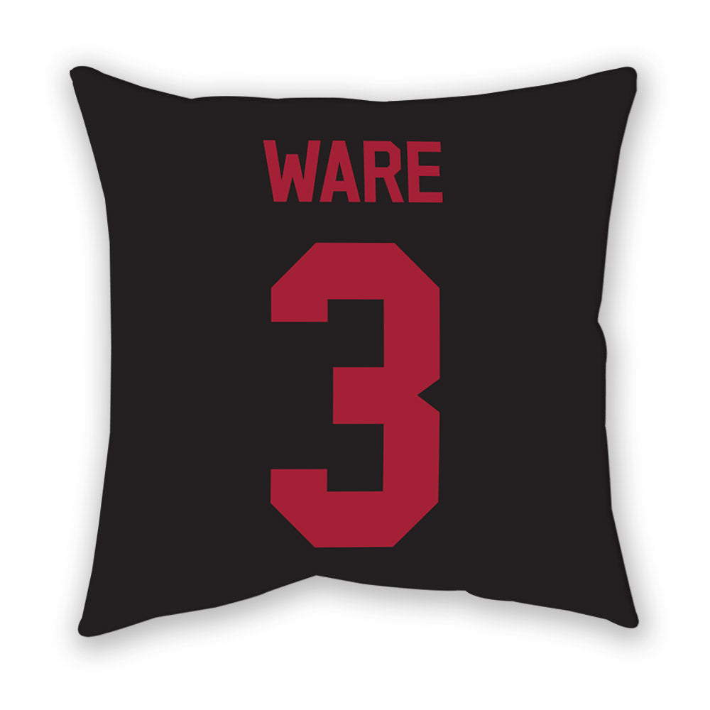 Arkansas - NCAA Women's Basketball : Harmonie Ware - Pillow-1
