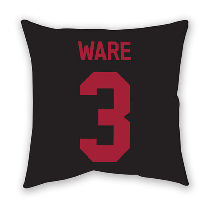 Arkansas - NCAA Women's Basketball : Harmonie Ware - Pillow-1
