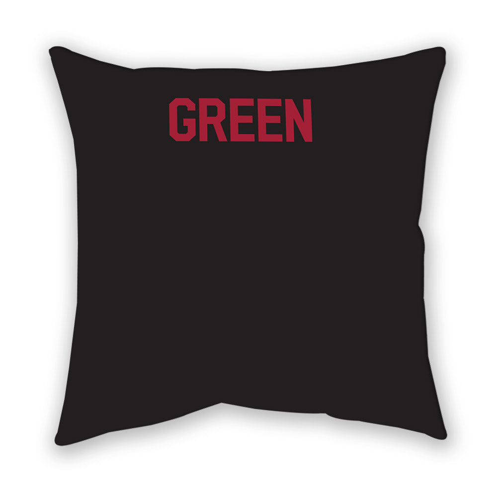  - NCAA Men's Track & Field : Wyatt Green - Pillow-1