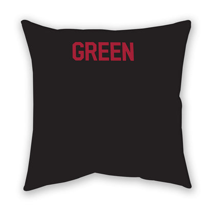  - NCAA Men's Track & Field : Wyatt Green - Pillow-1