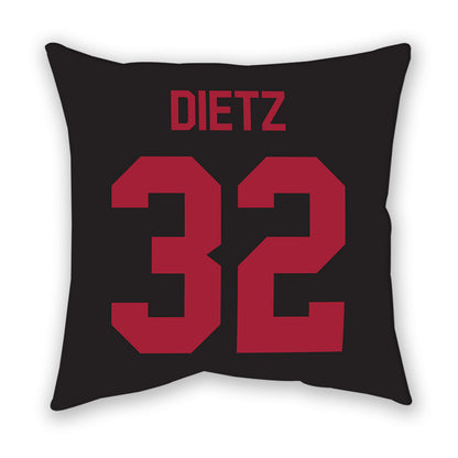 Arkansas - NCAA Baseball : Hunter Dietz - Pillow-1