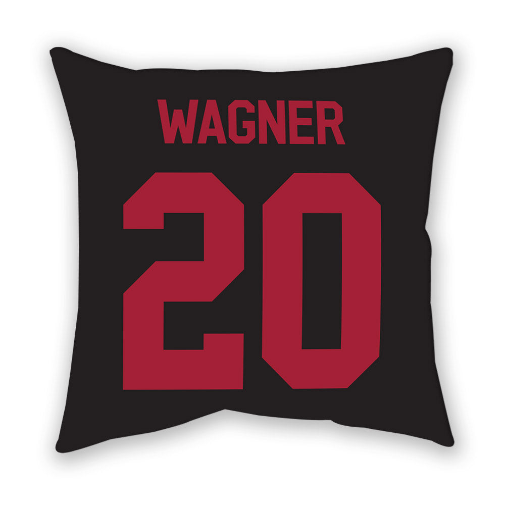 Arkansas - NCAA Women's Soccer : Natalie Wagner - Pillow-1