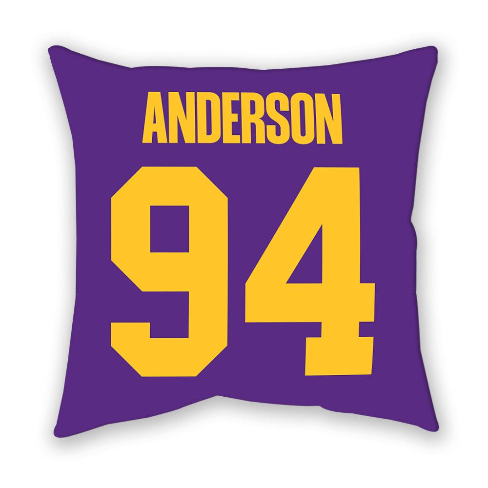 LSU - NCAA Football : Richard Anderson - Graphic Pillow-1