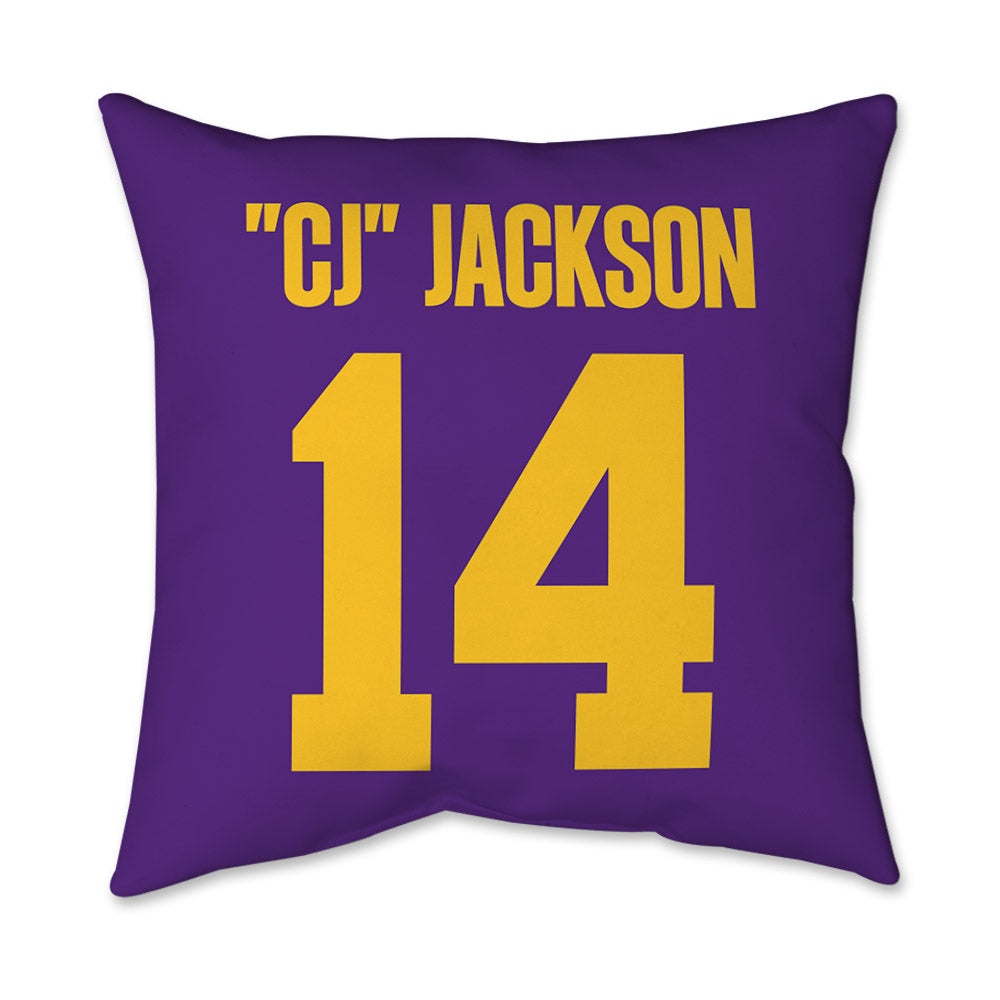 LSU - NCAA Football : Christopher "CJ" Jackson - Graphic Pillow 16x16-1