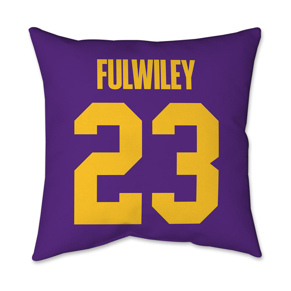 LSU - NCAA Women's Basketball : MiLaysia Fulwiley - Graphic Pillow 16x16-1