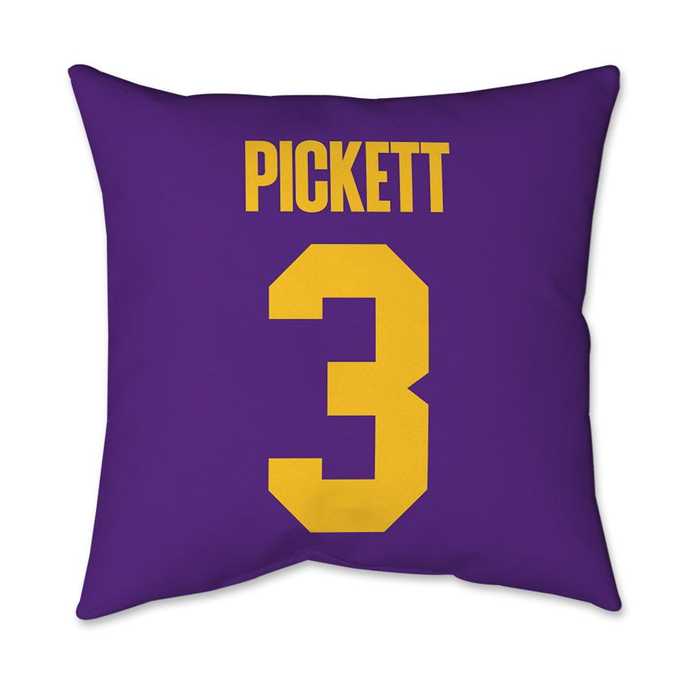 LSU - NCAA Football : DJ Pickett - Graphic Pillow 16x16-1