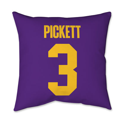 LSU - NCAA Football : DJ Pickett - Graphic Pillow 16x16-1