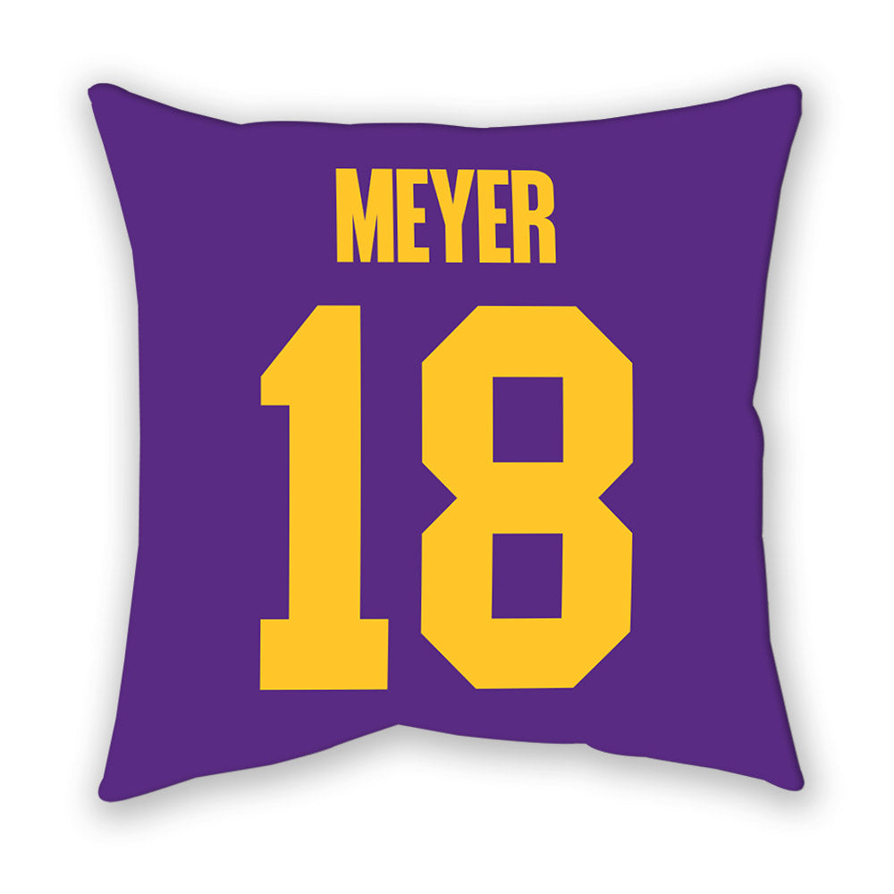 LSU - NCAA Women's Volleyball : Zayna Meyer - Graphic Pillow-1